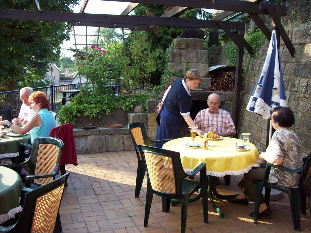 Pension Goldener Anker Reinhardtsdorf-Schona Ngoại thất bức ảnh